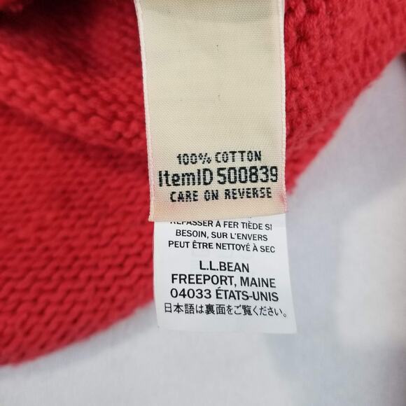 L.L.Bean Sweater Womens XS Pink Turtleneck Roll Neck Raglan Knit Pullover - Picture 5 of 9